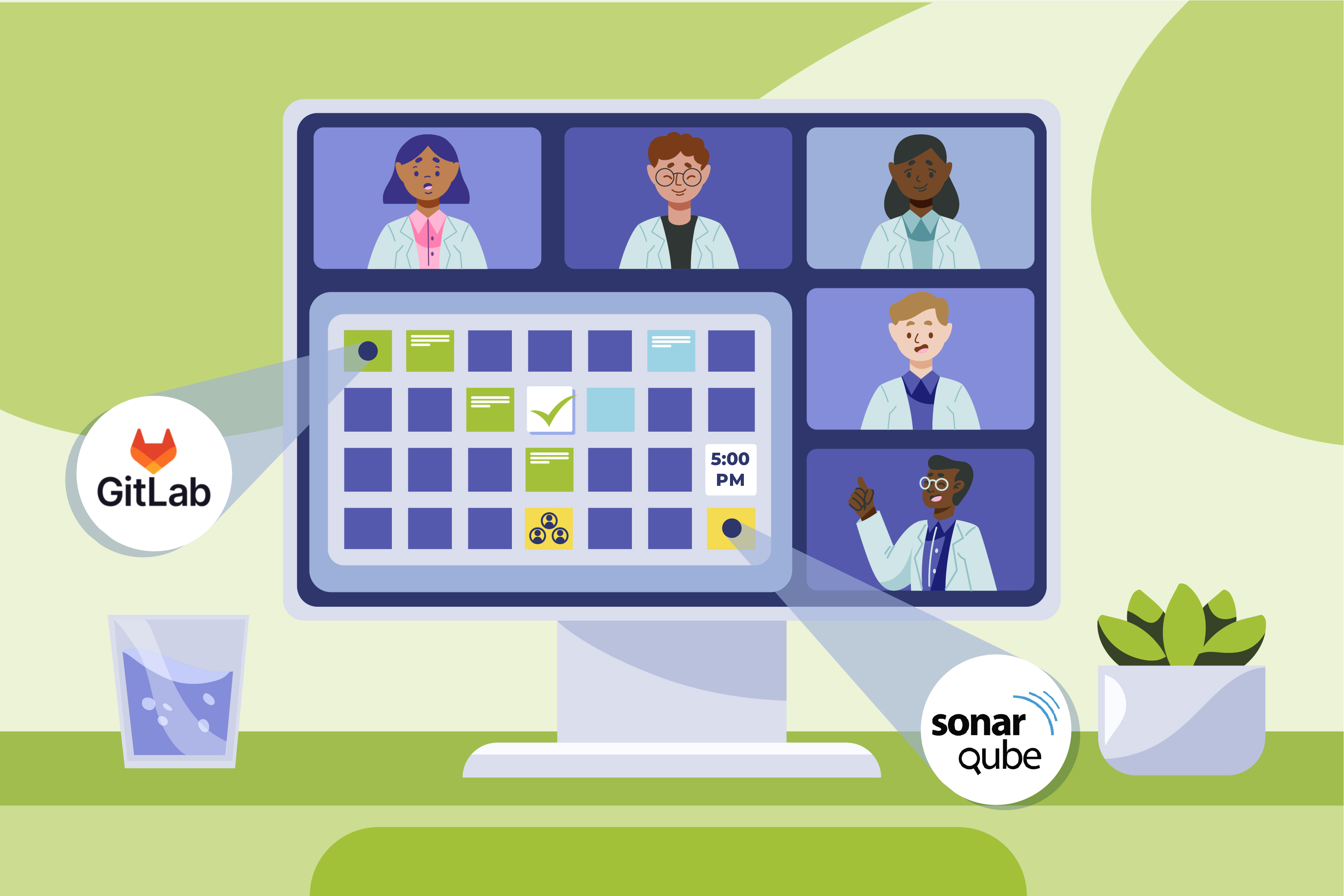 Qualite code avec GitLab et SonarQube